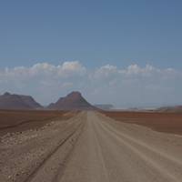 picture to open -NAMIBIA straight roads(2008)-